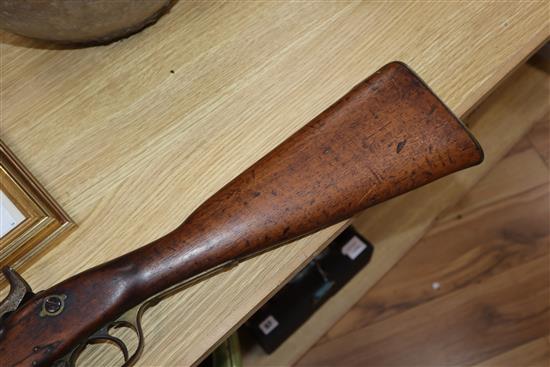 An 1868 Enfield percussion cap musket